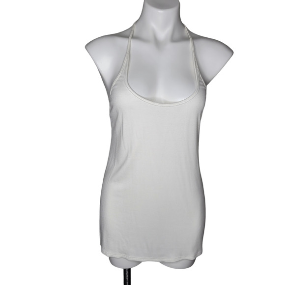 Haute Hippie Tops - NWT Haute Hippie womens sz xs Racerback ribbed Top Tank white wool modal shirt